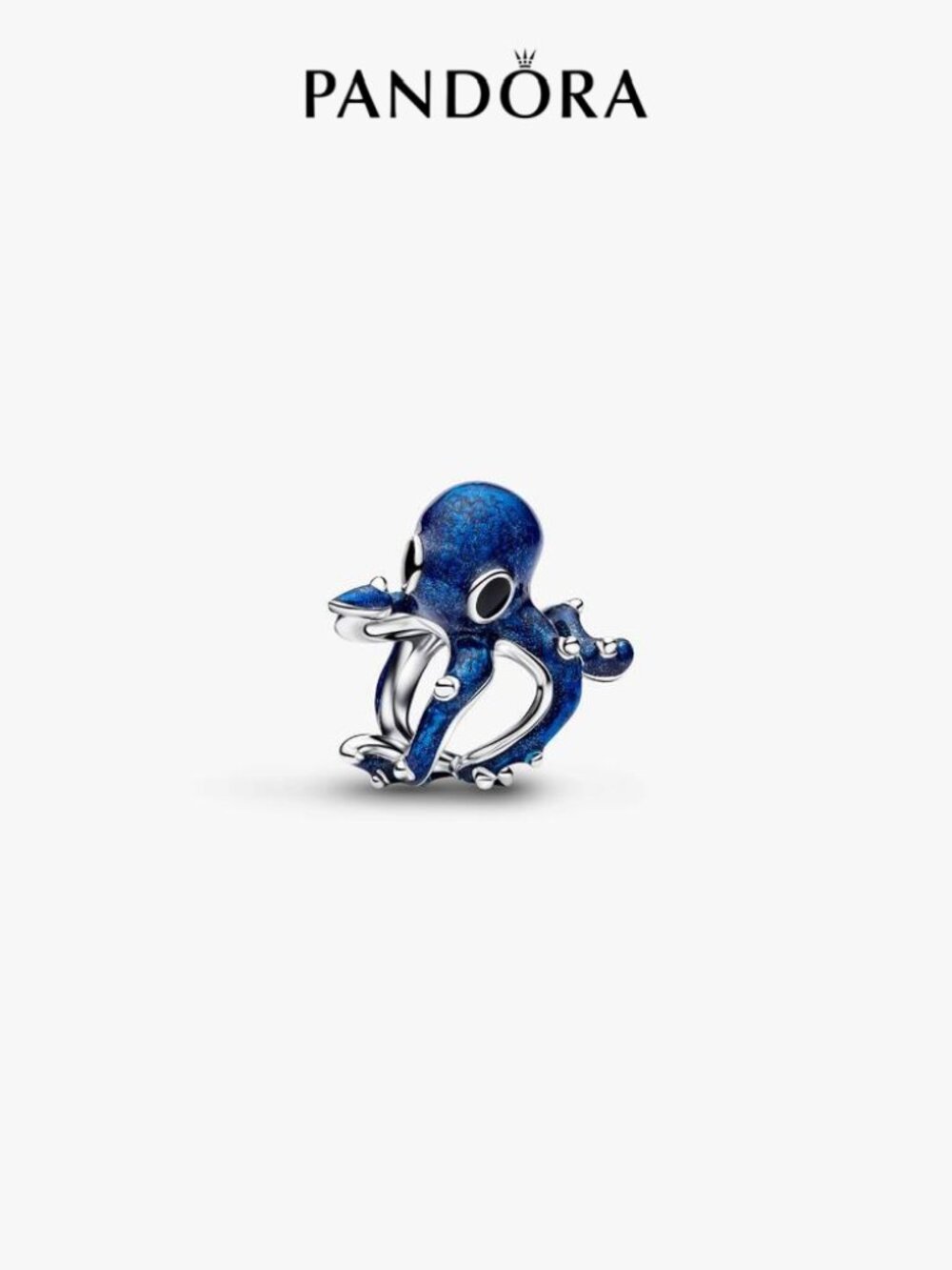 Pandora Blue Octopus Charm